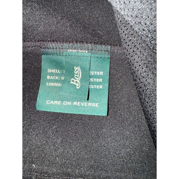 G.H. Bass & Co. Black Softshell Jacket Men’s Large | Outdoor Lightweight Zip Up - Picture 6 of 11